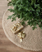 Saia para Árvore de Natal em Bouclé Bege