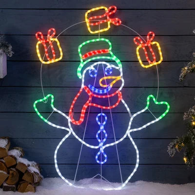 Boneco de Neve em LED