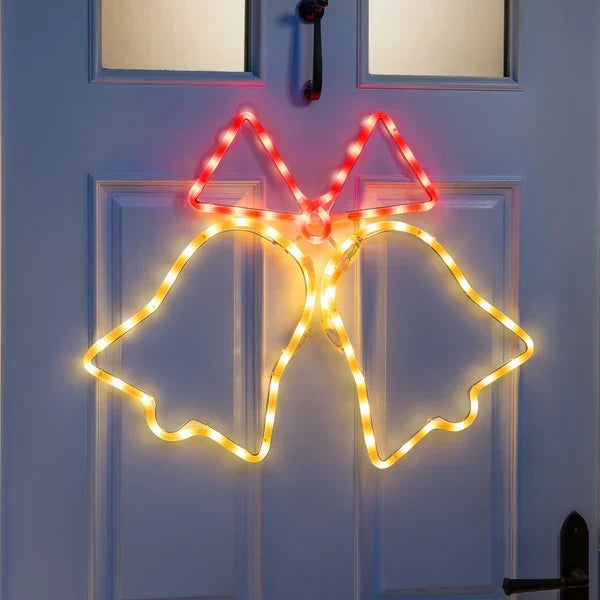 Sinos de Natal animados em LED