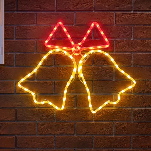 Sinos de Natal animados em LED