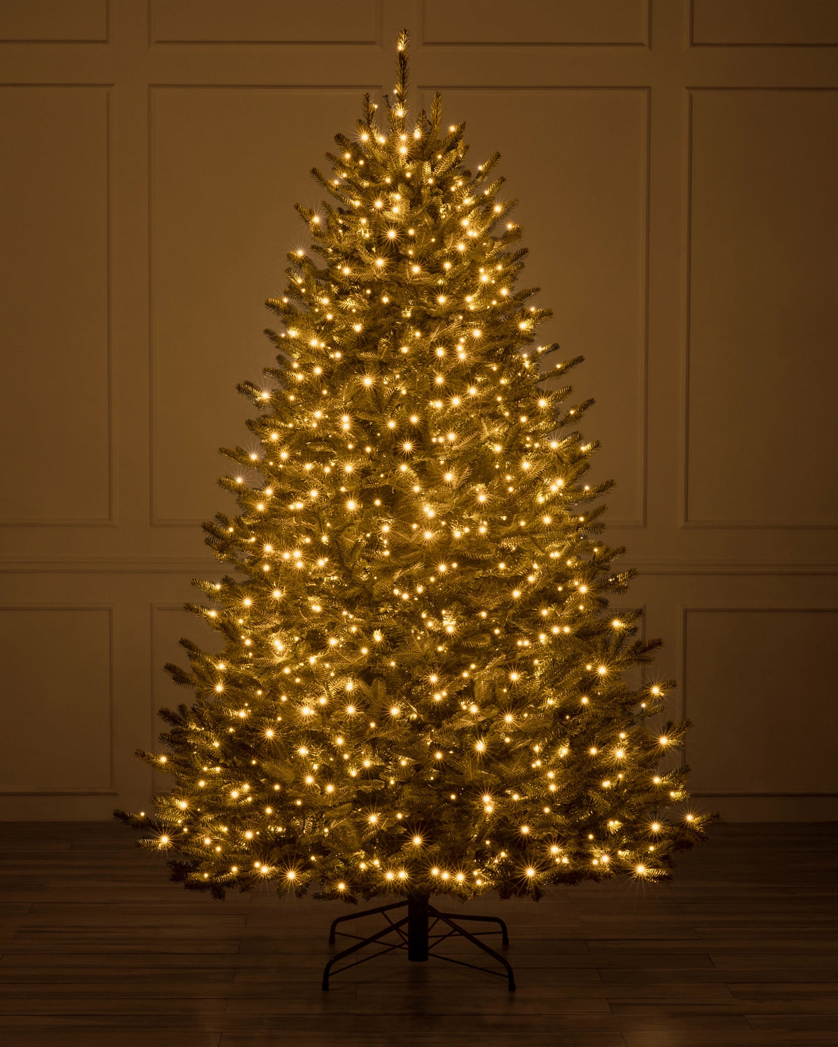 Efeito luminoso do Abeto Fraser Imperial com LED