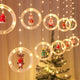Cortina de Luzes Decoração Natal em LED