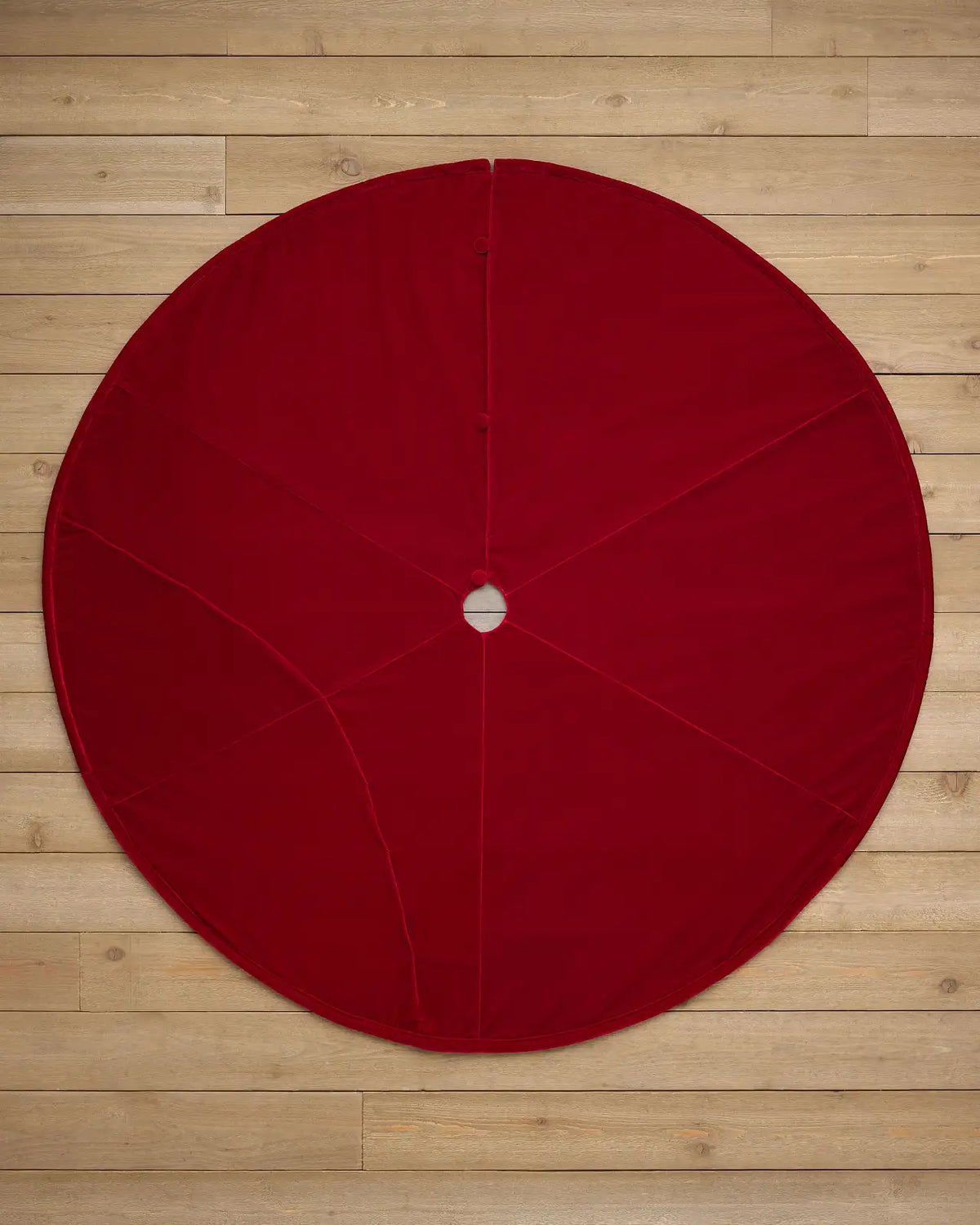 Saia para Árvore de Natal em Veludo Vermelho