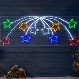 Luz de corda com efeito de estrela cadente emLED