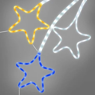 Luz de corda com efeito de estrela cadente emLED