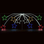 Luz de corda com efeito de estrela cadente emLED