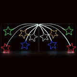 Luz de corda com efeito de estrela cadente emLED