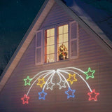 Luz de corda com efeito de estrela cadente emLED