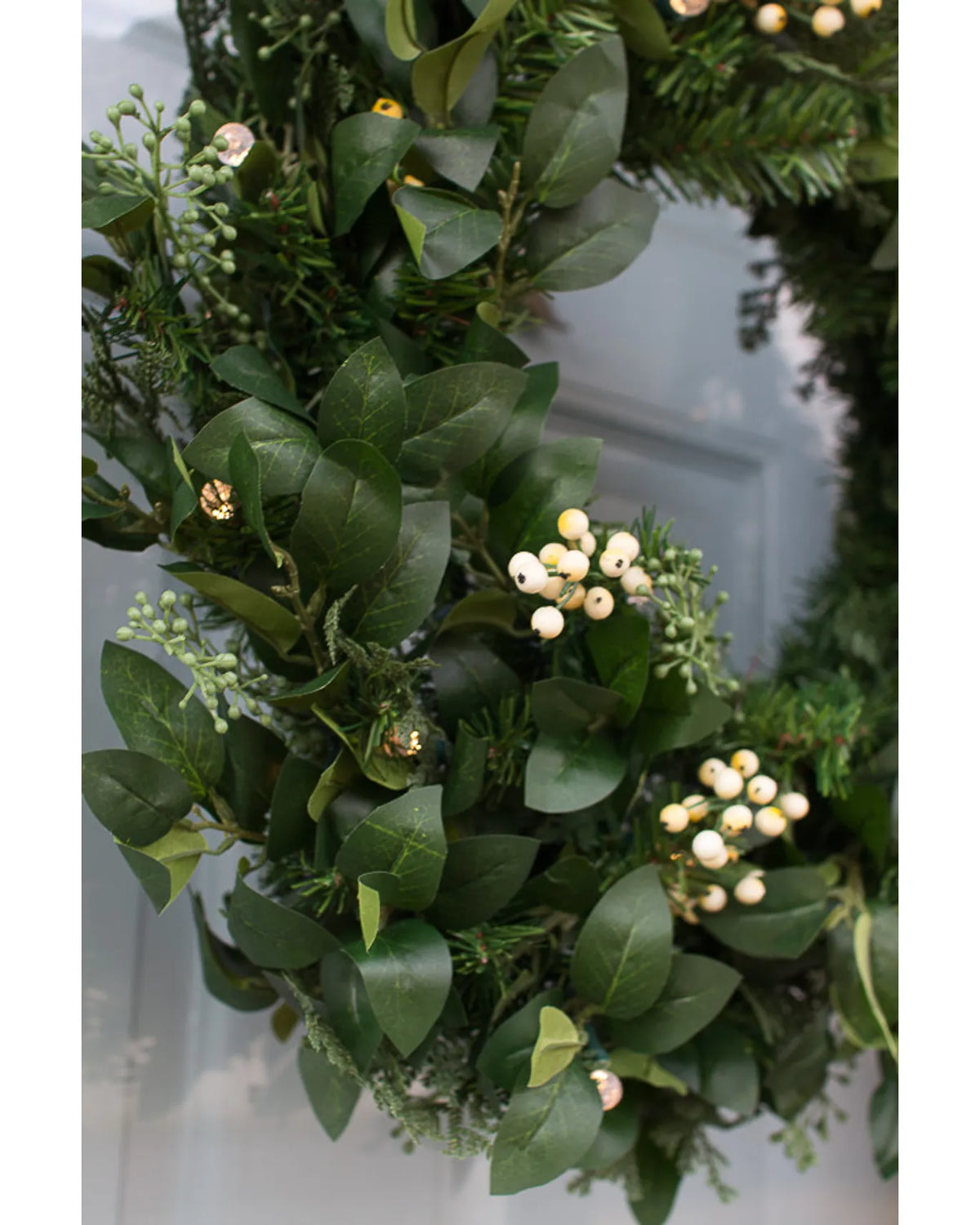 Guirlanda Verde Natural Com LED 90 cm