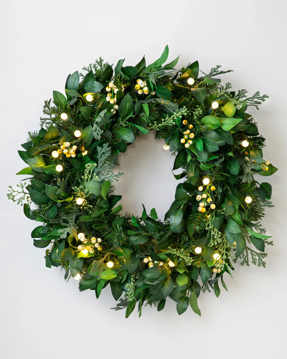 Guirlanda Verde Natural Com LED 90 cm