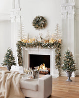 Guirlanda Nevada Champagne Com LED 90 cm