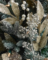 Guirlanda Nevada Champagne Com LED 90 cm