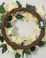 Guirlanda Flores Marfim Com LED 90 cm