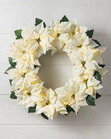 Guirlanda Flores Marfim Com LED 90 cm