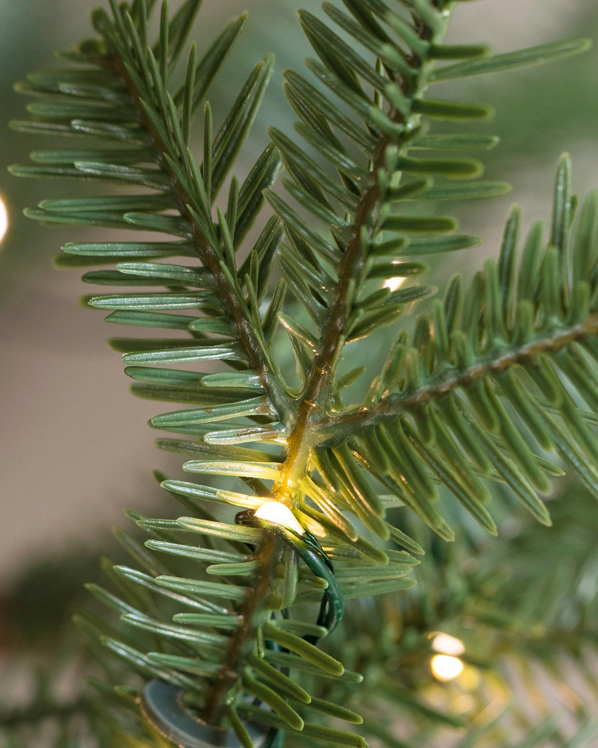 Árvore de Natal Abeto Balsâmico Alpino — Ambiente decorado