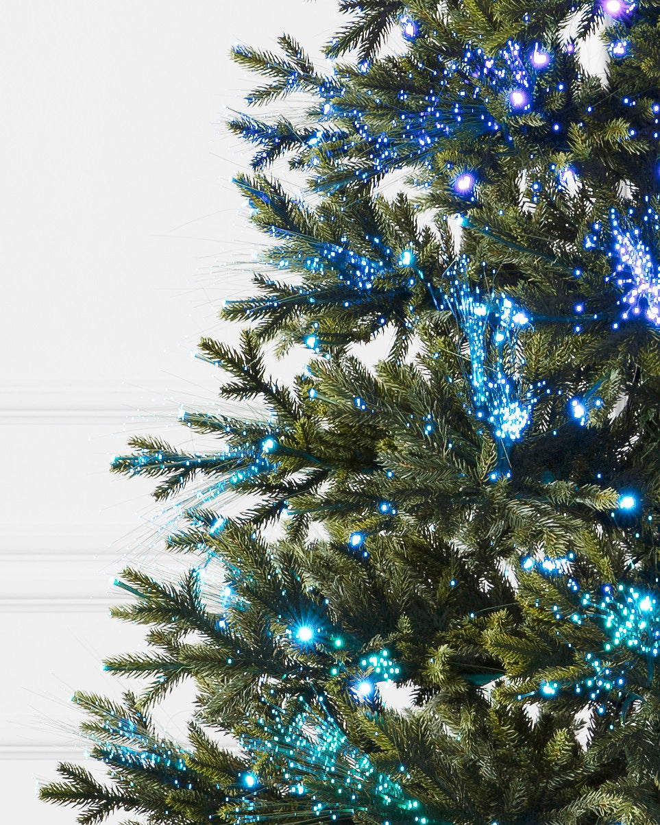 Árvore de Natal Broadway com Fibra Óptica — Detalhe da folhagem
