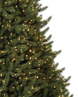 Árvore de Natal Pinheiro Branco de Vermont — Ambiente decorado