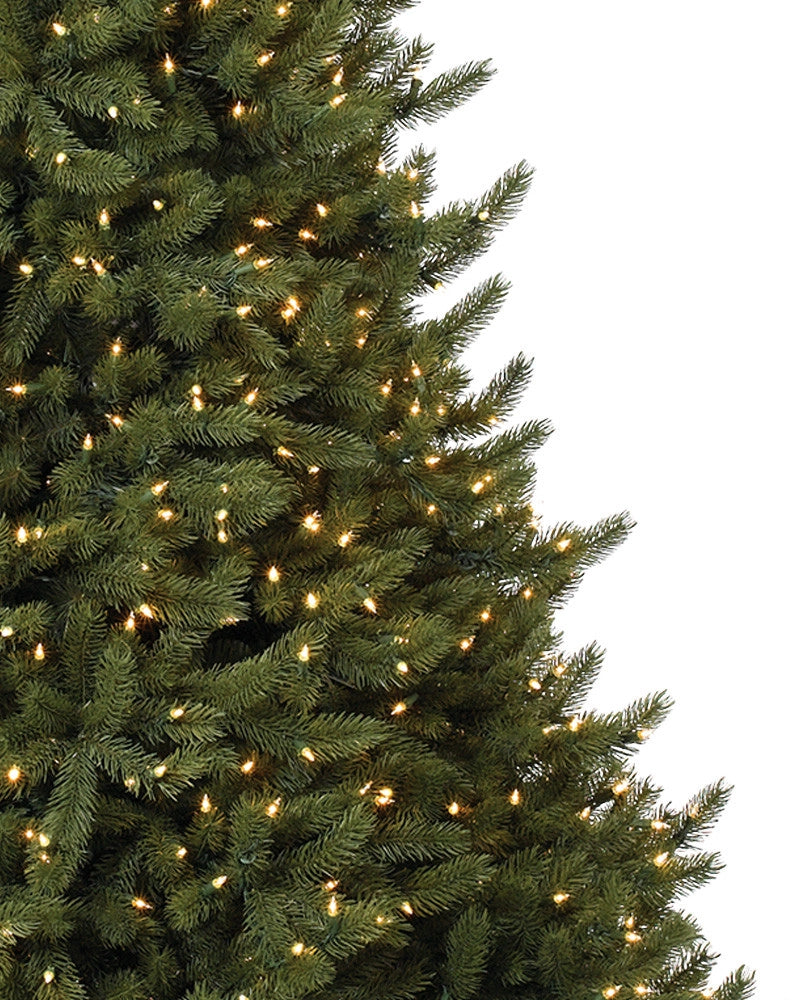 Árvore de Natal Pinheiro Branco de Vermont — Ambiente decorado