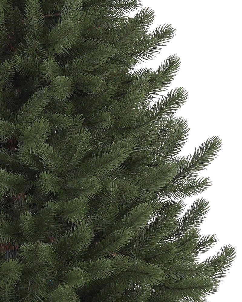 Árvore de Natal Pinheiro Branco de Vermont — Base e acabamento