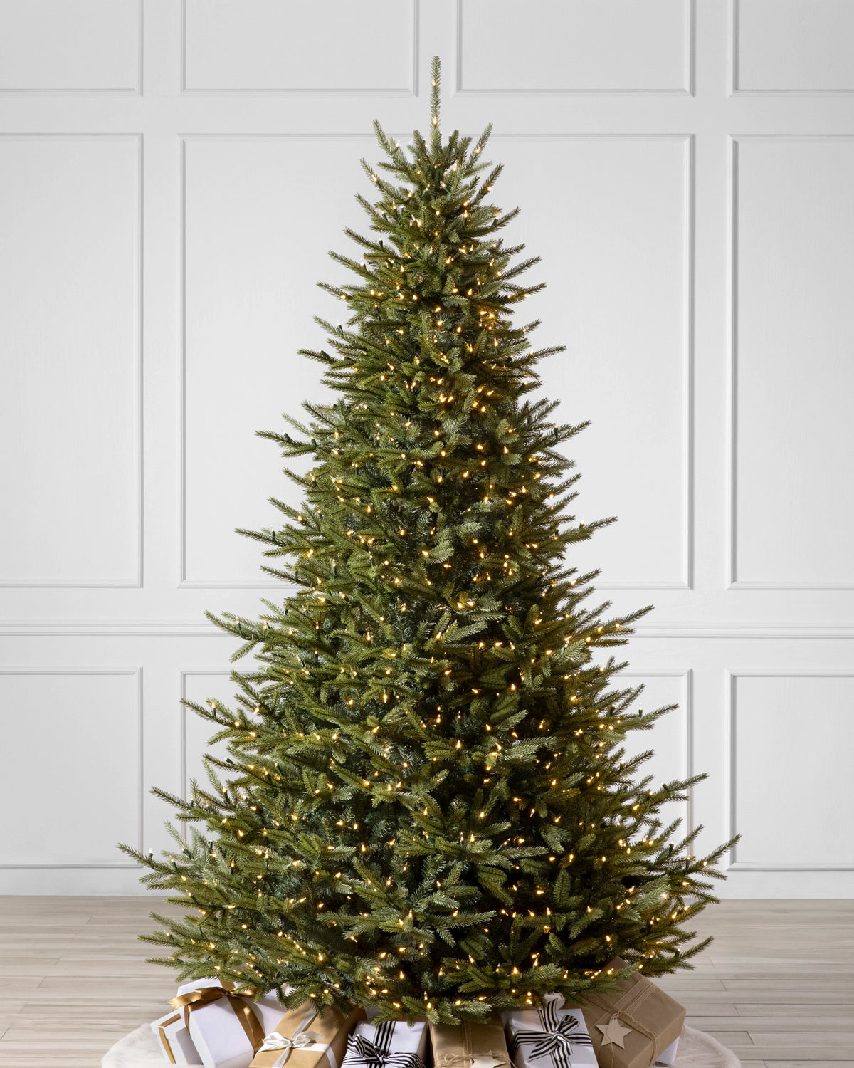 Árvore de Natal Pinheiro Norueguês do Norte — Visão completa