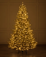 Árvore de Natal Pinheiro Norueguês do Norte — Ambiente decorado