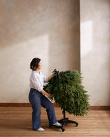 Árvore de Natal Pinheiro Silverado Slim — Detalhe premium
