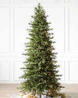 Árvore de Natal Pinheiro Vermelho Slim — Visão completa