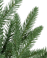Árvore de Natal Pinheiro Vermelho Slim — Ambiente decorado