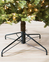 Árvore de Natal Pinheiro Vermelho Slim — Base e acabamento